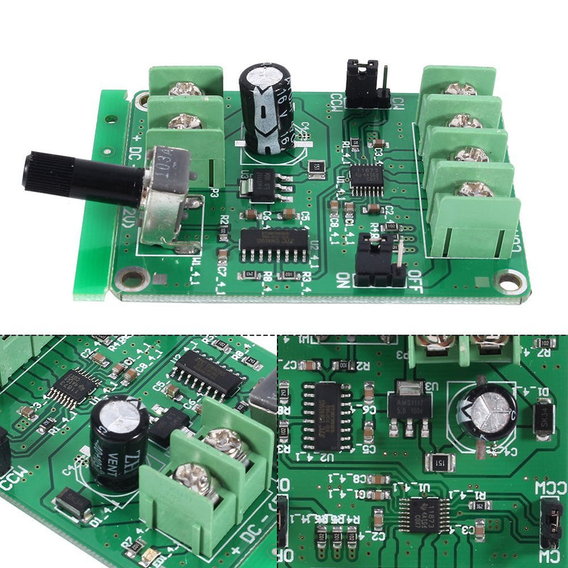  [AUSTRALIA] - 9V-12V DC Brushless Motor Driver Board Controller Motor and Driver Board Monitor for Hard Drive