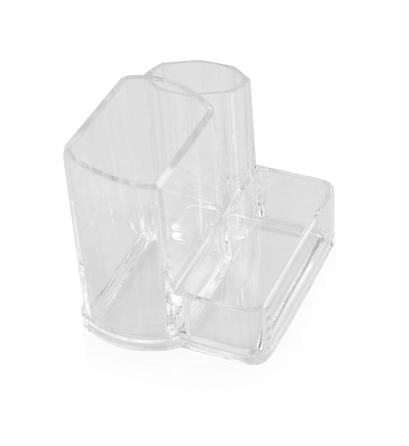  [AUSTRALIA] - ARAD Large Acrylic Container for Office Supplies, Fits Sticky Notes, Pens, Cosmetics