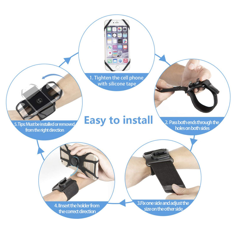  [AUSTRALIA] - Sancore 2in1 Phone Armband Running Wristband Phone Holder, Detachable Running Accessories Cycling Fishing Walking Strap for iPhone 11 12 Pro Max Mini XS Plus, Galaxy S20 Ultra S10 Note 20 10 ect
