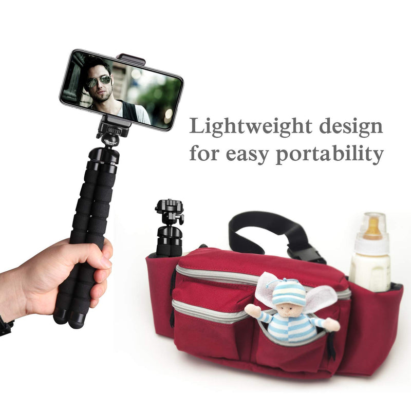  [AUSTRALIA] - UBeesize Tripod S, Premium Flexible Phone Tripod with Wireless Remote, Mini Tripod Stand for Cameras/GoPros/Mobile Devices