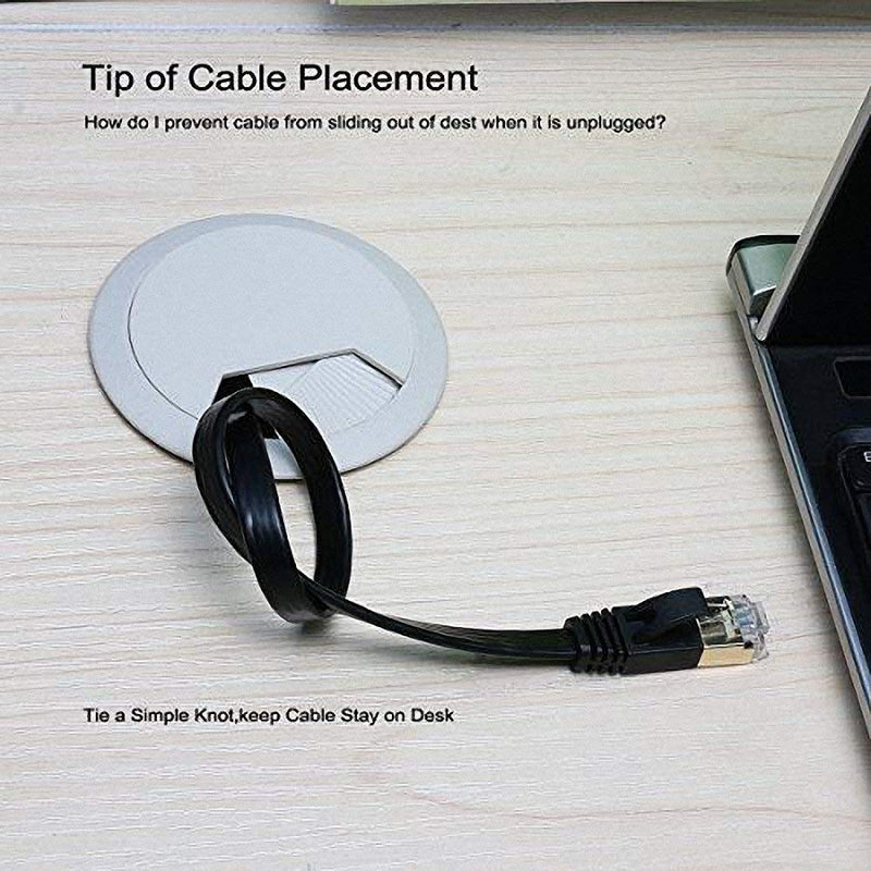  [AUSTRALIA] - Cat7 Ethernet Cable 50ft Flat High Speed Shielded (STP) Solid Computer Network Cord with Snagless Rj45 Connectors Slim Durable Internet LAN Wire for Modem,Router.Faster Than Cat5e/Cat5/cat6（Black） … 50ft / Black