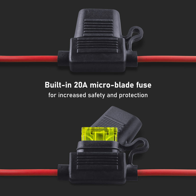  [AUSTRALIA] - SafeAMP Wire Harness Compatible with NOCO GC008 X-Connect, M10 (3/8in) XL Eyelet Terminal Connector