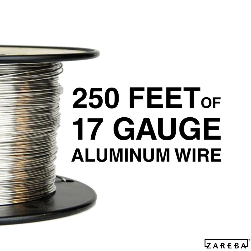  [AUSTRALIA] - Fi-Shock FW-00018D 17 Gauge Aluminum Wire for Electric Fencing, 250 ft 1 Pack