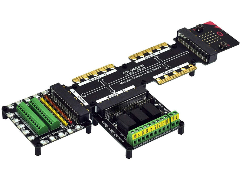  [AUSTRALIA] - Expansion Bus Board for BBC Micro:bit, Microbit Buss Board