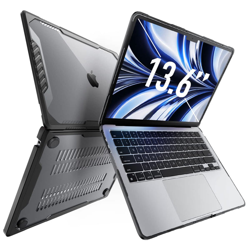  [AUSTRALIA] - SUPCASE Unicorn Beetle Case for MacBook Air 13.6 Inch (2022) A2681 M2 Chip, Dual Layer Hard Shell Protective Cover for MacBook Air 13.6" with Touch ID (Black) Black
