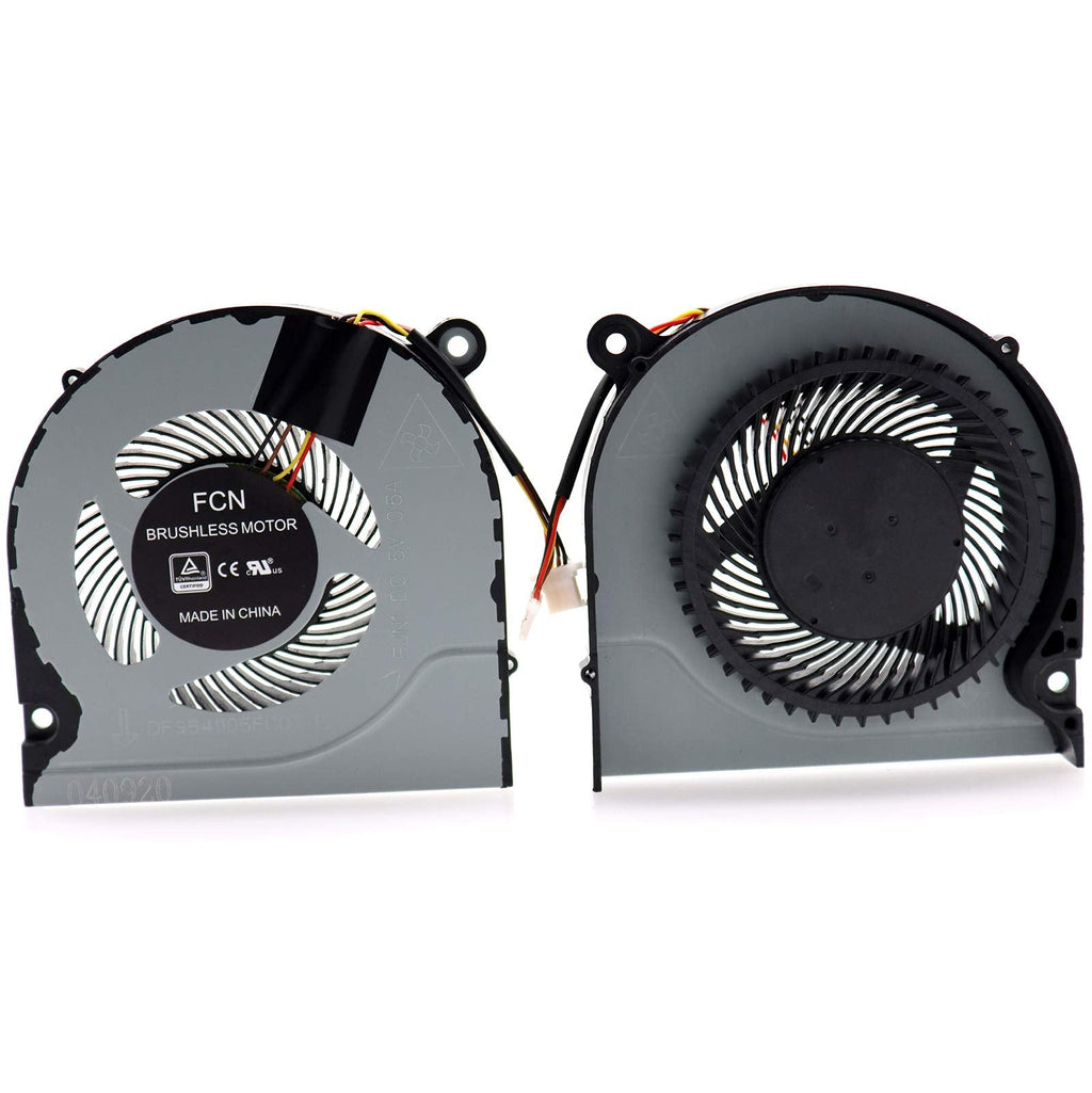  [AUSTRALIA] - Deal4GO GPU CPU Cooling Fan Replacement (NO Cover) for Acer Nitro 5 AN515 AN515-51 AN515-52 AN515-53 AN515-41 AN515-42 A314-31 G3-571 DFS541105FC0T 0GWMFV