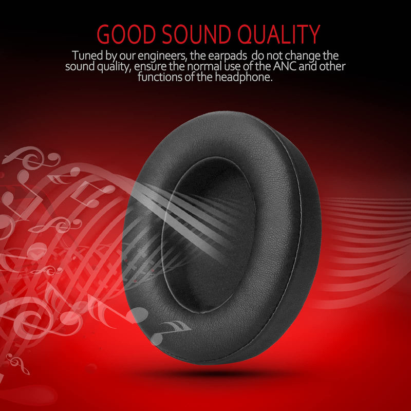  [AUSTRALIA] - Krone Kalpasmos Studio 3 Replacement Ear Pads, Compatible with Beats Studio 2 & 3 Wired/Wireless/Model B0501/Model B0500 Headphone, Protein Leather & Memory Foam, Black