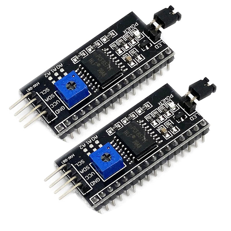  [AUSTRALIA] - KIRO&SEEU 2pcs 1602 LCD 2004 20x4 i2c LCD Display Adapter IIC//TWI/SPI/I2C Serial Interface Module Shield Compatible with Arduino UNO R3 MEGA2560