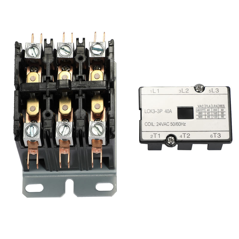  [AUSTRALIA] - BlueNatHxRPR 3 Pole 40 Amp 24 VAC Coil Definite Purpose Air Conditioner Contactor