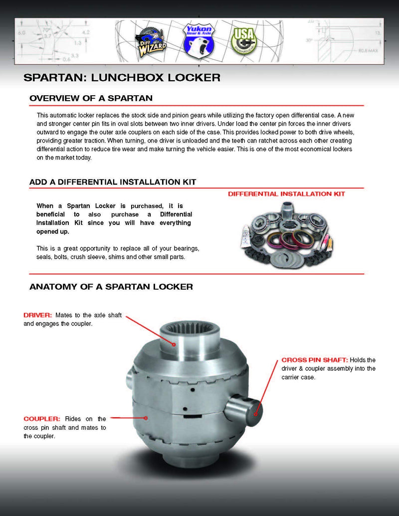  [AUSTRALIA] - USA Standard Spartan Locker SL SPRING-LRG Spartan Locker