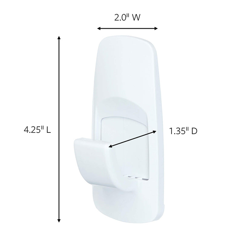  [AUSTRALIA] - Command Jumbo Utility Hook, White, 1-Hook (17004ES) 1 Hook