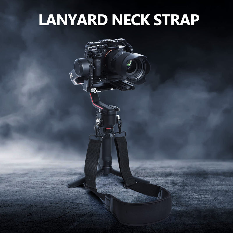  [AUSTRALIA] - STARTRC Gimbal Stabilizer Lanyard Nylon Braided Neck Strap for DJI RS 3/RS 3 Pro Gimbal Stabilizer