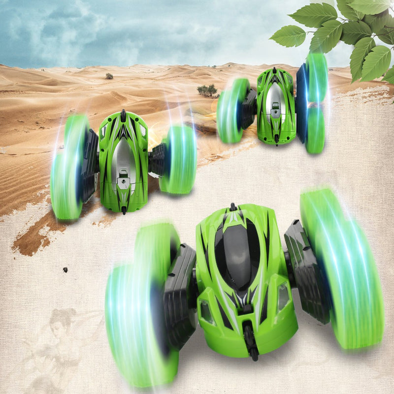 Fisca RC Car Remote Control Stunt Car, 4WD Monster Truck Double Sided Rotating Tumbling - 2.4GHz High Speed Rock Crawler Vehicle with Headlights for Kids Age 4, 5, 6, 7, 8, 9-12 Year Old - LeoForward Australia