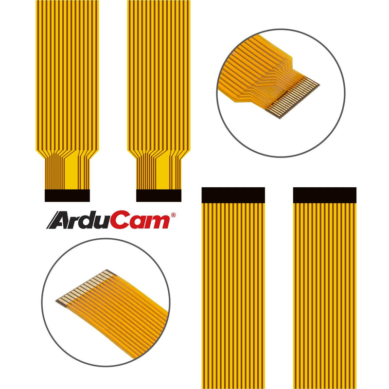  [AUSTRALIA] - Arducam for Raspberry Pi Zero Camera Cable Set, 2 Pack 11.8" (30cm) Ribbon Flex Extension Cables for Pi Zero&W