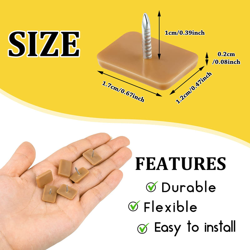  [AUSTRALIA] - Tack-In Drawer Glides Drawer Tack Glide for Repairing Dressers, Making All the Drawers Slide Smoothly and Evenly (16 Pieces) 16