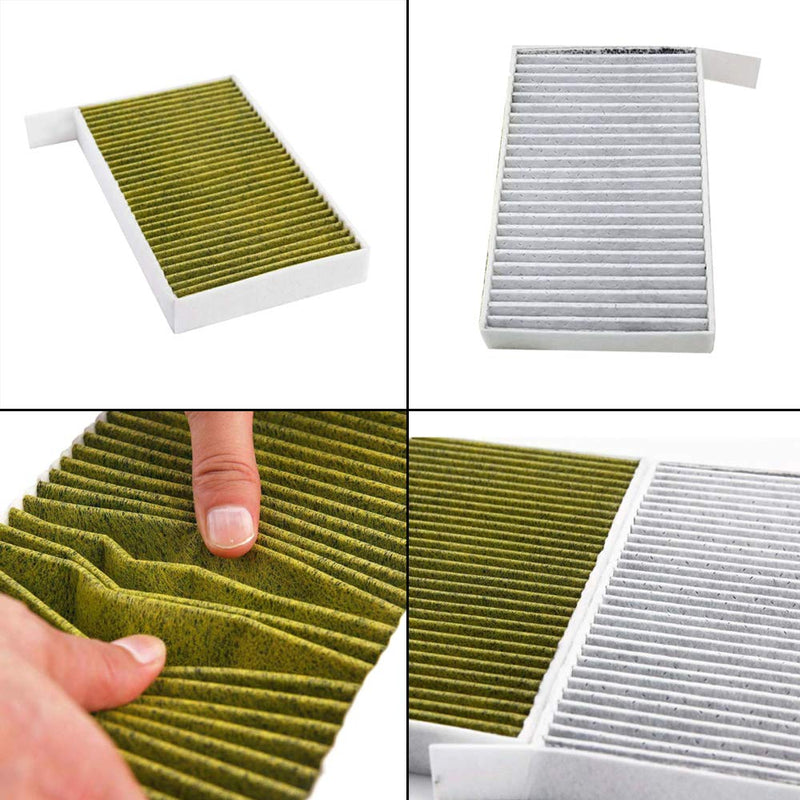  [AUSTRALIA] - CoolKo Custom Fit Cabin Air Filters with Activated Carbon Compatible with Model 3 & Y - 2 Pieces A. Model 3 & Y