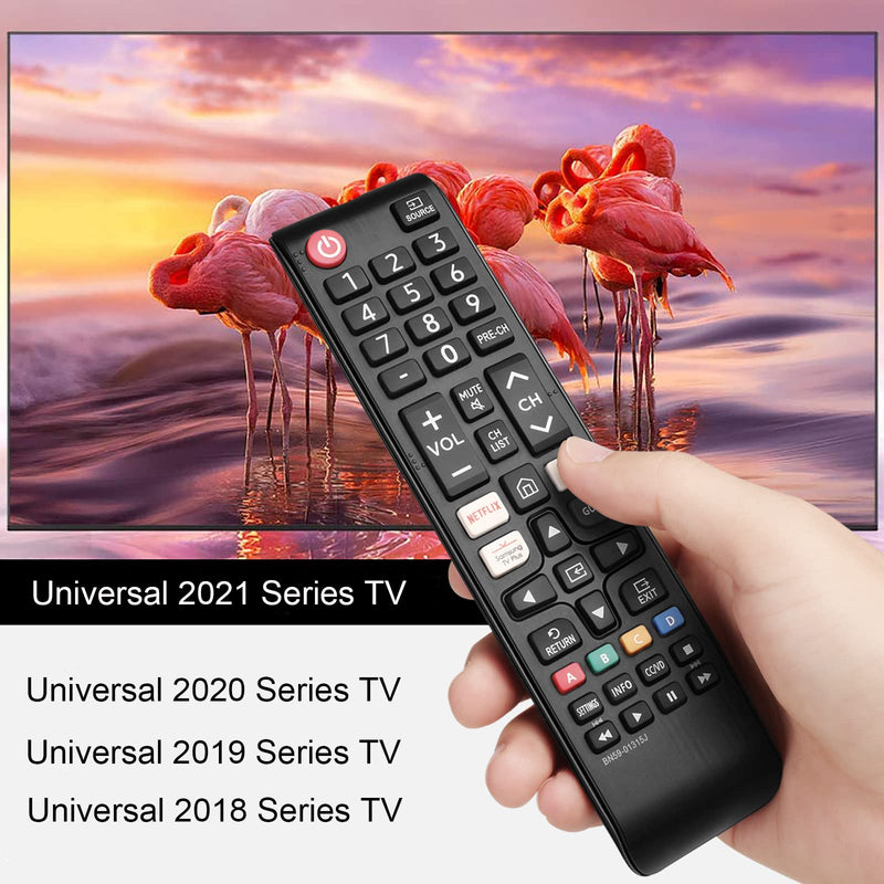  [AUSTRALIA] - Universal for Samsung Smart TV Remote Control Replacement for All Samsung TV Series Remote with Quick Function Buttons for Netflix, Prime Video and Samsung TV Plus
