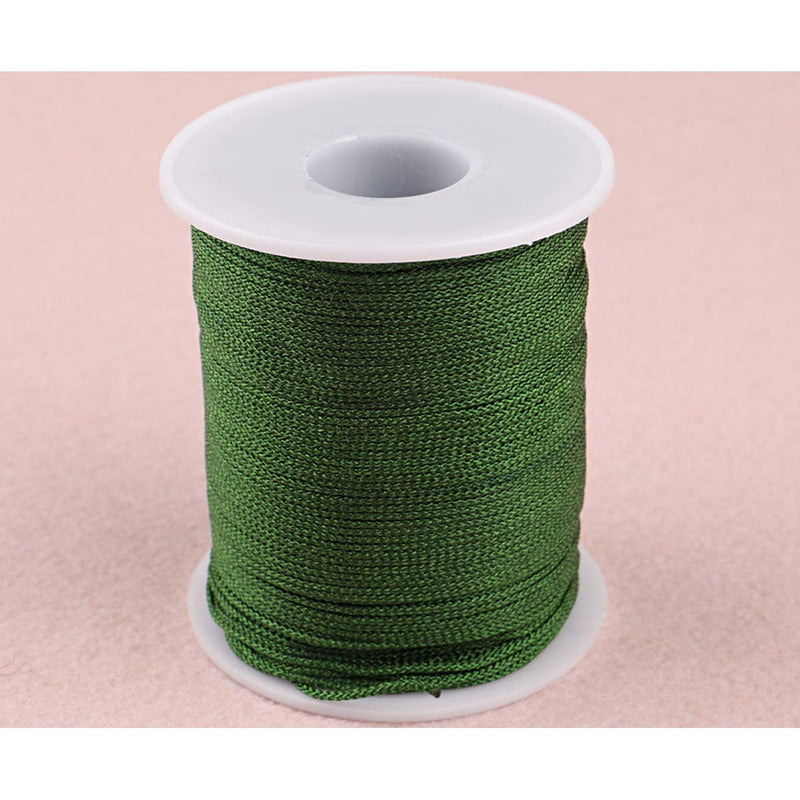  [AUSTRALIA] - Nylon Thread Twine for Gardening Braided Bracelets DIY Crafts (1mm-394feet, Army Green) 1mm-394feet