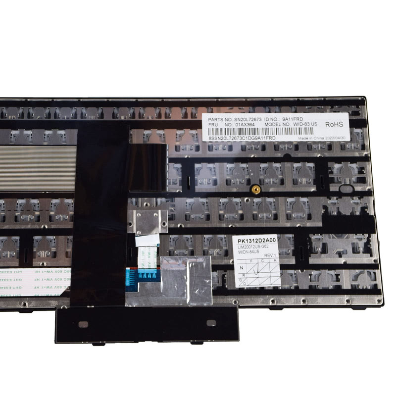  [AUSTRALIA] - TLBTEK Laptop Keyboard Replacement Compatible with Lenovo IBM Thinkpad T470 T480 A475 A485 Series without Backlight