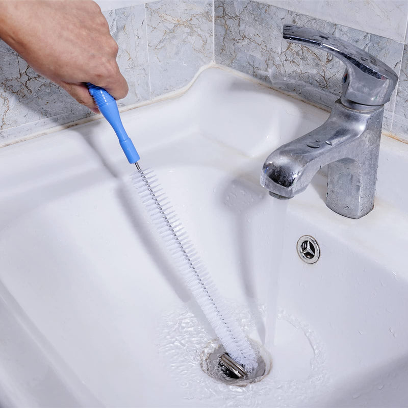  [AUSTRALIA] - Bottle Brush Cleaner 5 Pack - Long Handle Water Bottle and Straw Cleaning Brush Set for Washing Narrow Neck Bottles, Sport Bottles, Kombucha, Tumblers, Wine Decanter, Flask, Beer Brewing Supplies