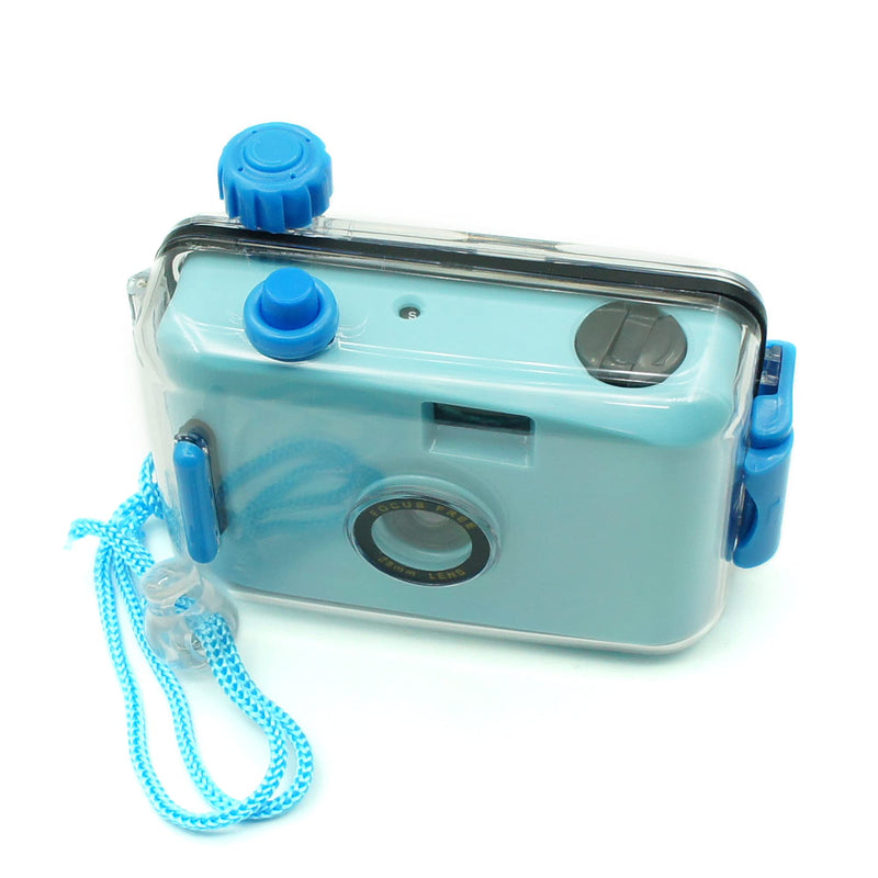  [AUSTRALIA] - Film Camera,Reusable,Focusfree,135Film Camera,Use 35mm Film(Light Blue) Light blue