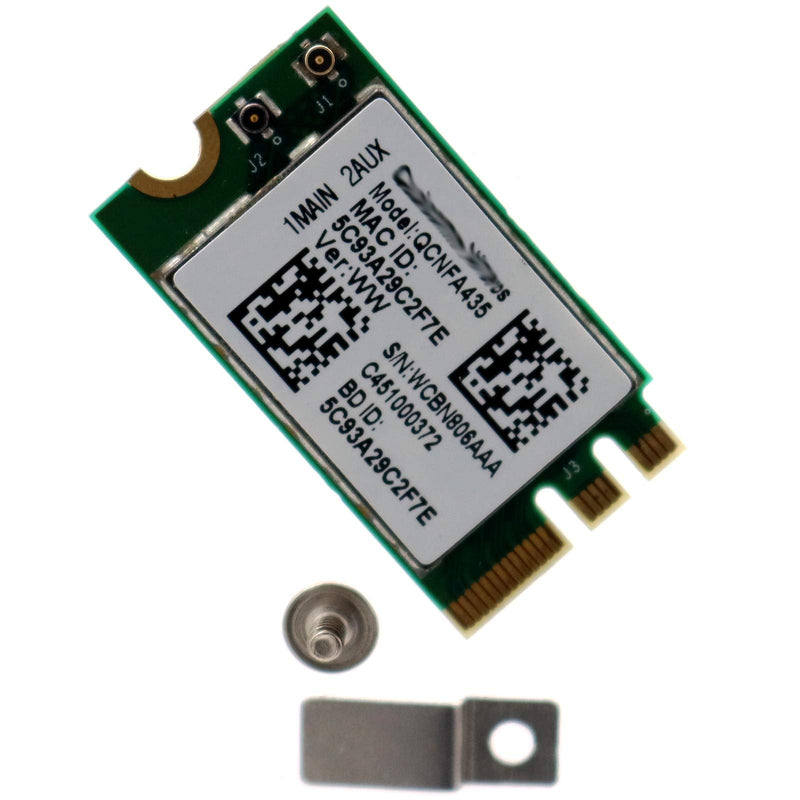  [AUSTRALIA] - Deal4Go QCNFA435 QCA9377 802.11ac 433Mbps M.2 NGFF WiFi Adapter Wireless WLAN Card W/Bluetooth 4.1 for Dell DW1810 Qualcomm Atheros QCA9377 Windows 7,8,8.1,10(32/64bit)