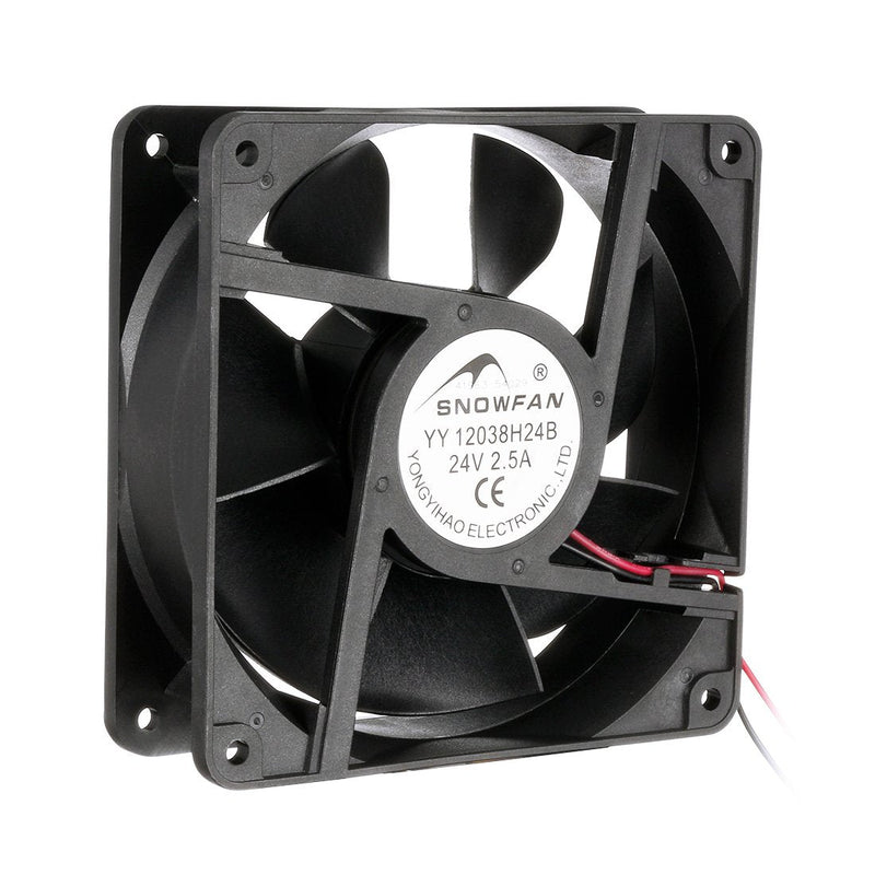  [AUSTRALIA] - uxcell 120mm x 38mm 24V DC Industrial Cooling Fan, 235CFM High Airflow