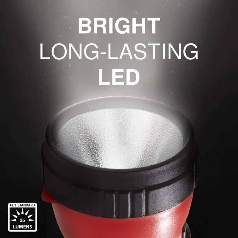  [AUSTRALIA] - Eveready LED Flashlight Multi-Pack, Bright and Durable, Super Long Battery Life, Use for Emergencies, Camping, Outdoor, Batteries Included 2-pack: Blue/Red