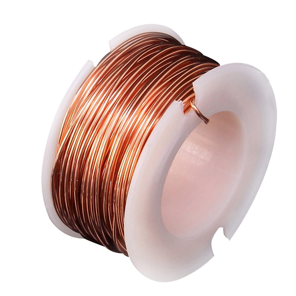  [AUSTRALIA] - Copper wire, 0.5mm x 10m enameled copper wire, insulated magnet wire for making an electromagnet motor model