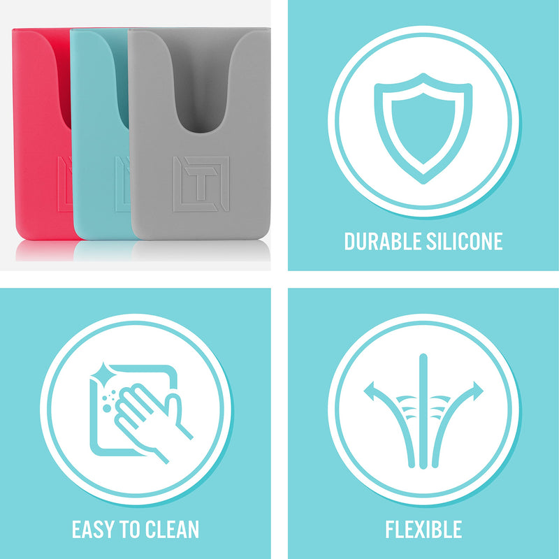  [AUSTRALIA] - Tributary Brands - Phone Holder Compatible with Bogg Bag - Universal and Made of Silicone Grey