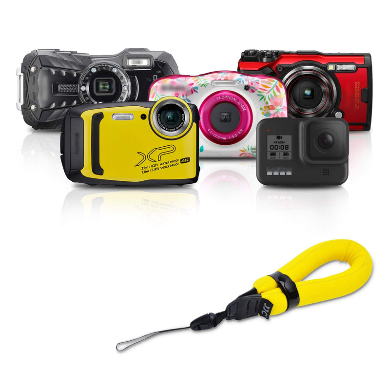  [AUSTRALIA] - Camera Floating Wrist Strap for Olympus TG-6 TG-5 Nikon W300 W150 Gopro Hero 9 8 Yellow