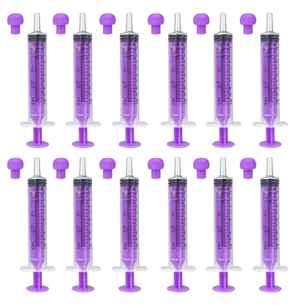  [AUSTRALIA] - JIAYU Plastic Syringe with Cap Individually Sealed,Liquid Measuring Syringe Suitable for Industrial Scientific Labs,Measuring (10ml 20pcs) 10ml 20.0