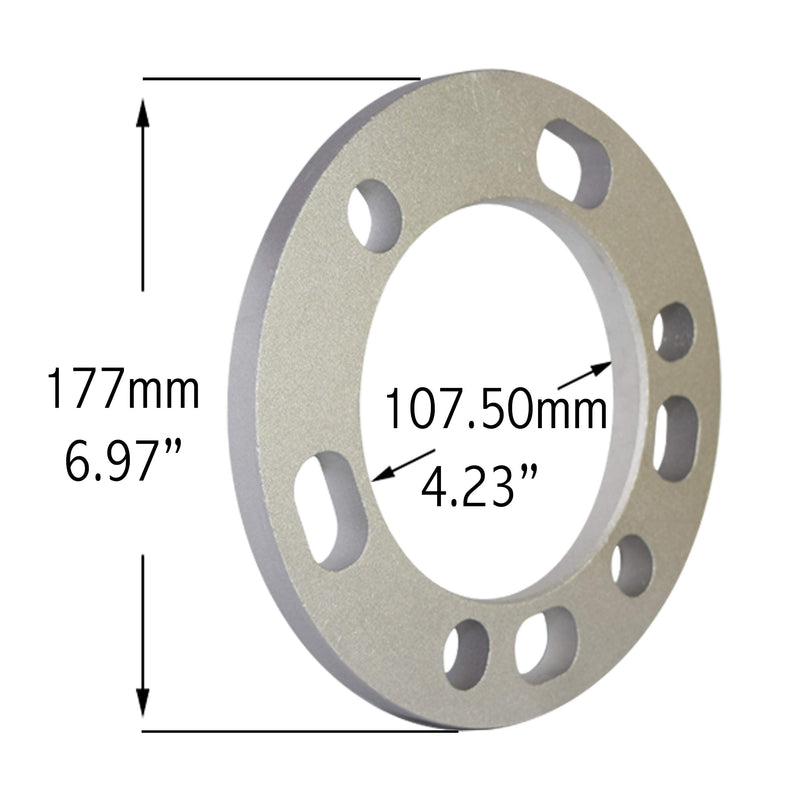 Universal Spacers 12mm (1/2") Thickness Wheel Spacers for 5x135mm, 5x139.70mm (5x5.50), 6x135mm, 6x139mm (6x5.50) - Set of 2 - LeoForward Australia