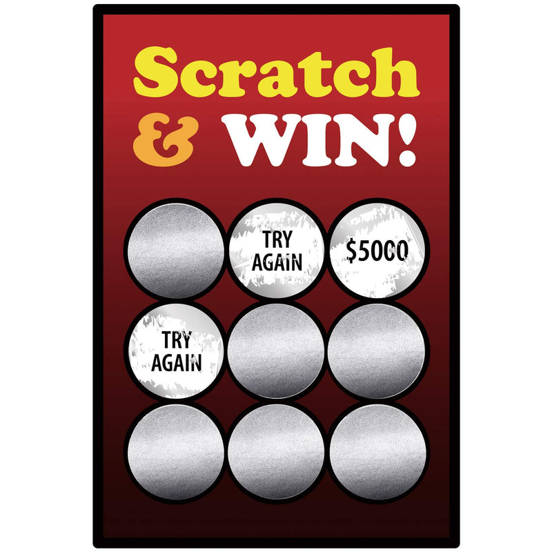 Leinuosen 500 Pieces Round Scratch-Off Stickers 1 Inch Scratch Off Labels (Silver) - LeoForward Australia