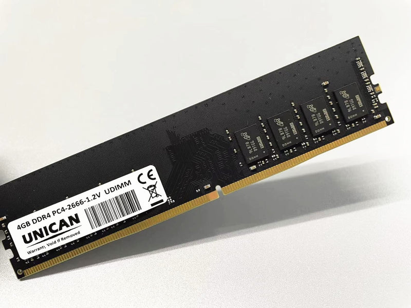  [AUSTRALIA] - DDR4 RAM 4GB 2666MHz(Compatible with 2400MHz or 2133MHz) PC4-21300 1RX8 CL19 288 pin 1.2V Non-ECC Unbuffered DIMM Micron Chip Memory for Desktop PC Computer Upgrade