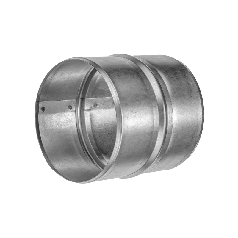  [AUSTRALIA] - Vent Systems 4'' Inch Galvanized Steel Duct Connector - Round Ventilation Duct Extension - Metal Vent Coupler - Metal Hose Coupling - Galvanised Pipe Connector