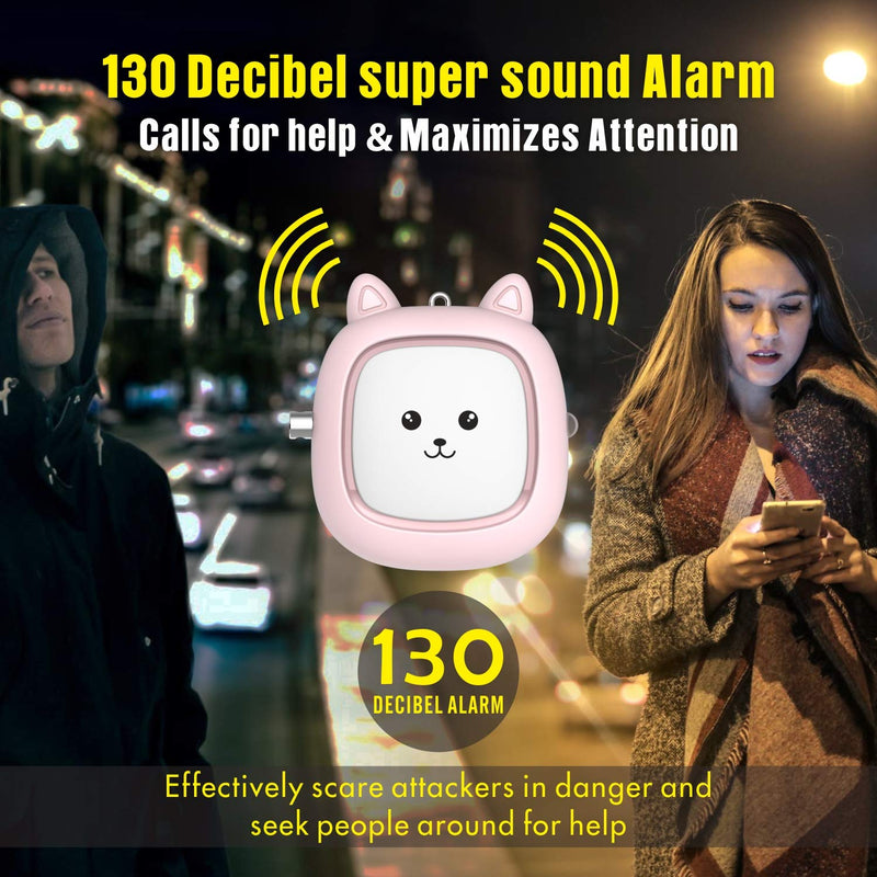  [AUSTRALIA] - Safe Sound Personal Alarm, 2 Pack 130 dB Loud Siren Song Emergency Self-Defense Security Alarm Keychain with LED Light, Personal Sound Safety Siren for Women, Men, Children, Elderly (Blue/Pink) Blue/Pink