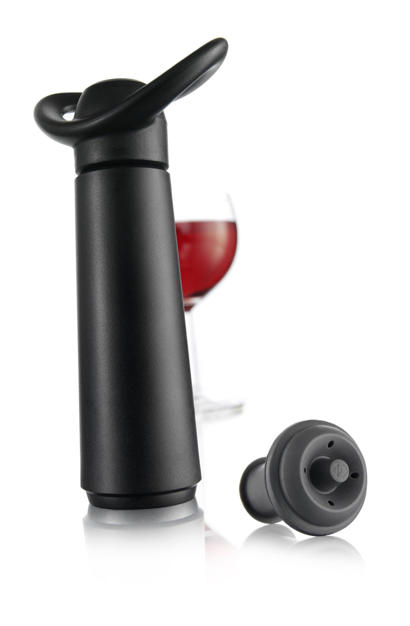  [AUSTRALIA] - Vacu Vin Vacu vin inc wine saver concerto with 4 stoppers standard black, 1 Ounce