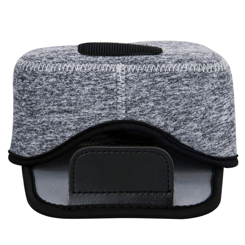  [AUSTRALIA] - JJC Grey Water Resistant Ultra Light Neoprene Camera Case, Pouch Bag, Compatible with Sony a6600 a6500 a6400 a6300 a6100 a6000 a5100 +16-50mm Lens Pancake Lense & Panasonic LX100 LX100 II Sigma FP