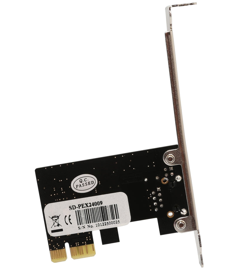  [AUSTRALIA] - Syba SD-PEX24009 Gigabit LAN Network NIC PCIe x1 Card Black 1 port Gigabit NIC PCIe x1 RTL8111