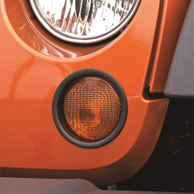 Rugged Ridge 12419.26 Turn Signal Bezel Trim; 07-18 Jeep Wrangler JK - LeoForward Australia