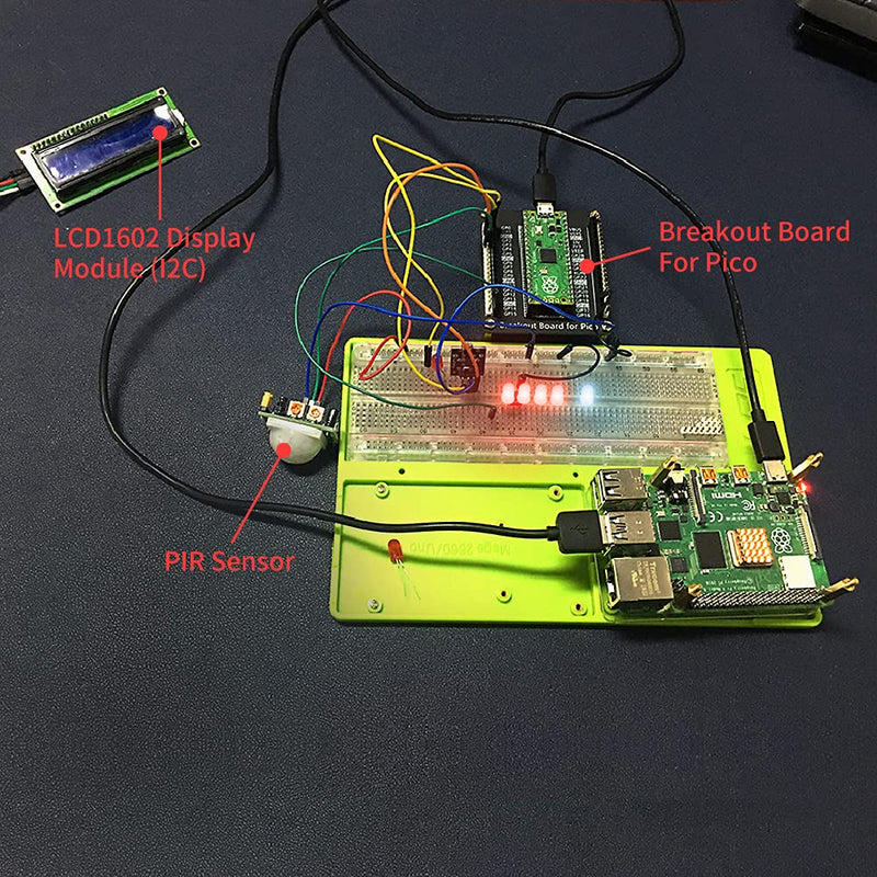  [AUSTRALIA] - GeeekPi GPIO Breakout Board Kit for Raspberry Pi Pico, Raspberry Pi GPIO Expansion Board Breakout Module with Jumper Wire Pack for Raspberry Pi Pico