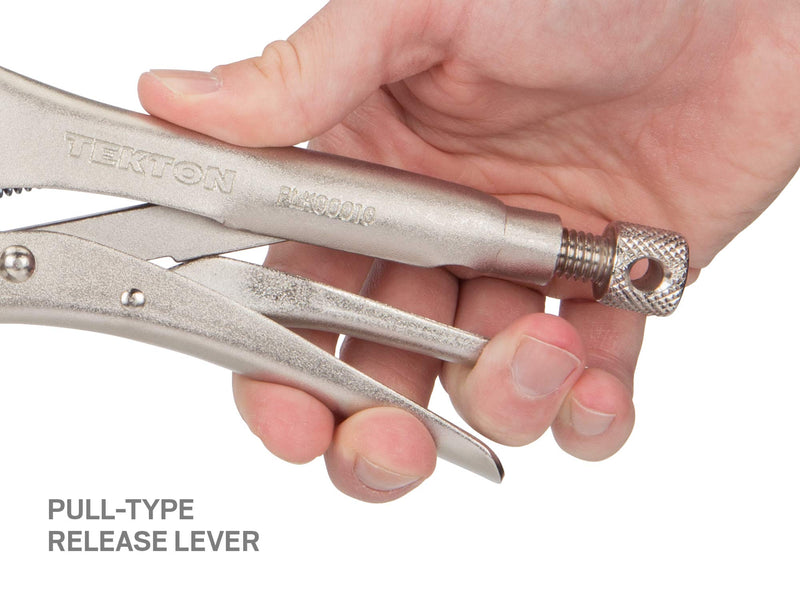  [AUSTRALIA] - TEKTON 10-Inch Straight Jaw Locking Pliers | PLK00010