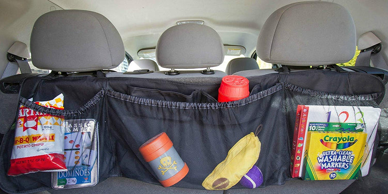  [AUSTRALIA] - Zuitcase High Capacity Car Storage Bag, Car Seat Back Organizer, Trucks, Handy Car Seat Caddy for Kids Toy Storage and Car Camping Accessories