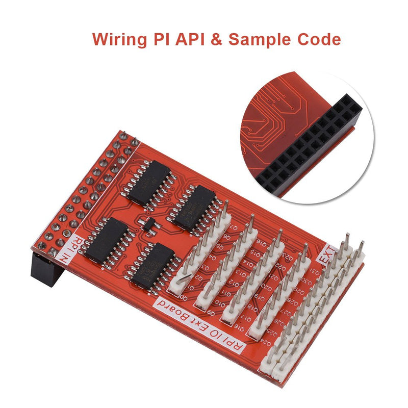  [AUSTRALIA] - Zopsc 8-bit Adapter Module Expansion Module 32 GPIO Input Output IO Extend Adapter Module for Raspberry Pi