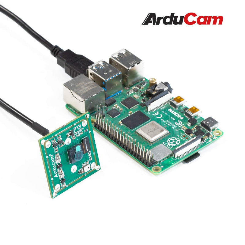  [AUSTRALIA] - Arducam 8MP 1080P USB Camera Module for Raspberry Pi, 1/4” CMOS IMX219 Mini UVC USB2.0 Webcam Board with 1.64ft/0.5m USB Cable for Windows, Linux, Android and Mac OS