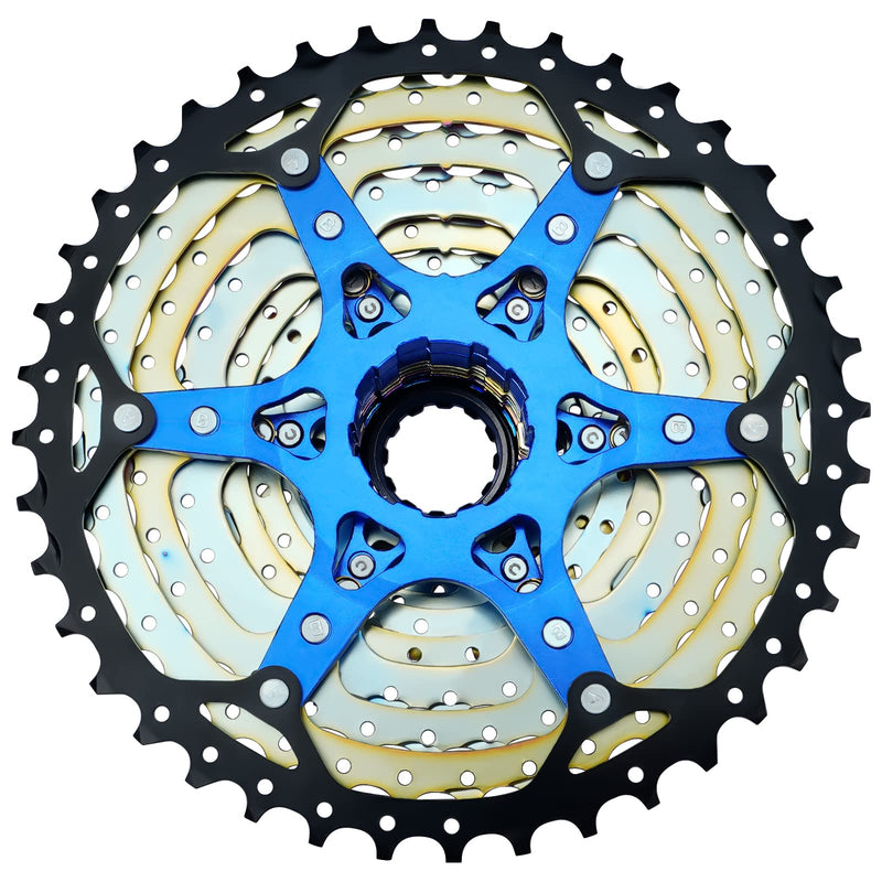  [AUSTRALIA] - Nuo desire 11 Speed Cassette,11-40T,11-42T,11-46T,11-50T,Cassettes 11 Speed,Compatible Shimano and Sram Standard HG Hub for Mountain Bike Road Bicycle 11 Speed-11-40T-Rainbow