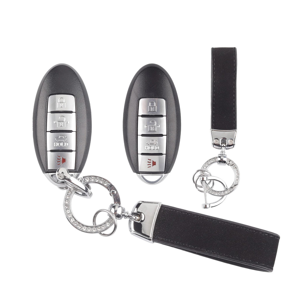  [AUSTRALIA] - Dasbecan 2 pcs Replacement Key Fob Compatible with Nissan Altima 2007-2012 Murano Maxima 2009-2014 Infiniti KR55WK48903 KR55WK49622 Smart Proximity Keyless Entry Remote Control with Keychain