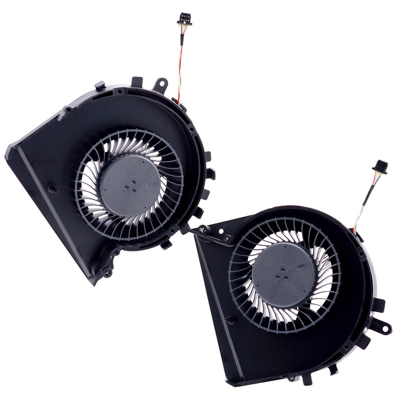  [AUSTRALIA] - Deal4GO CPU Cooling Fan L56900-001 w/GPU Fan Cooler L57170-001 Set for HP Pavilion 15-DK 15-DK000 15-DK0010TX 15-DK006WM TPN-C141 CPU w/ GPU Cooling Fan set