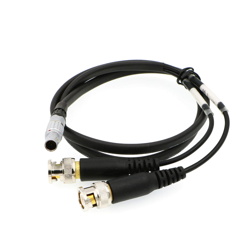  [AUSTRALIA] - Uonecn Sound Devices XL-LB2 Timecode Input Output Cable 5 Pin Male to BNC Straight 5 Pin to BNC